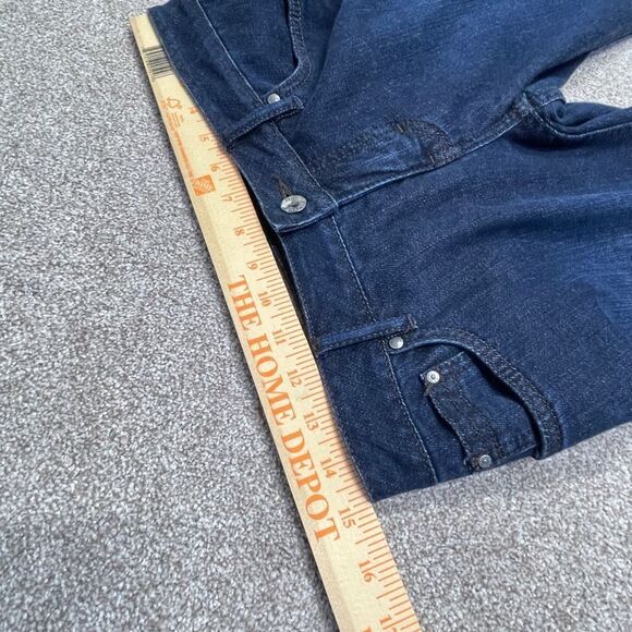 Christopher denim womens wide leg jean sz 4 low rise blue jeans soft denim Y2K - Picture 9 of 12